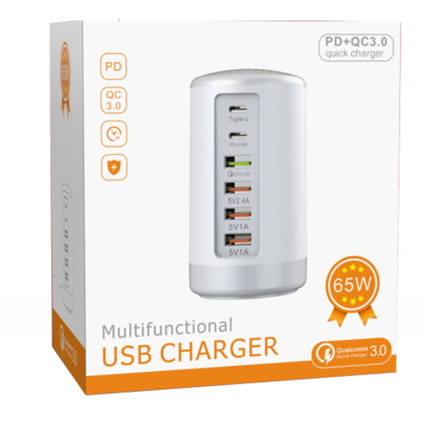 Tower USB With 6 High Speed Charging Ports