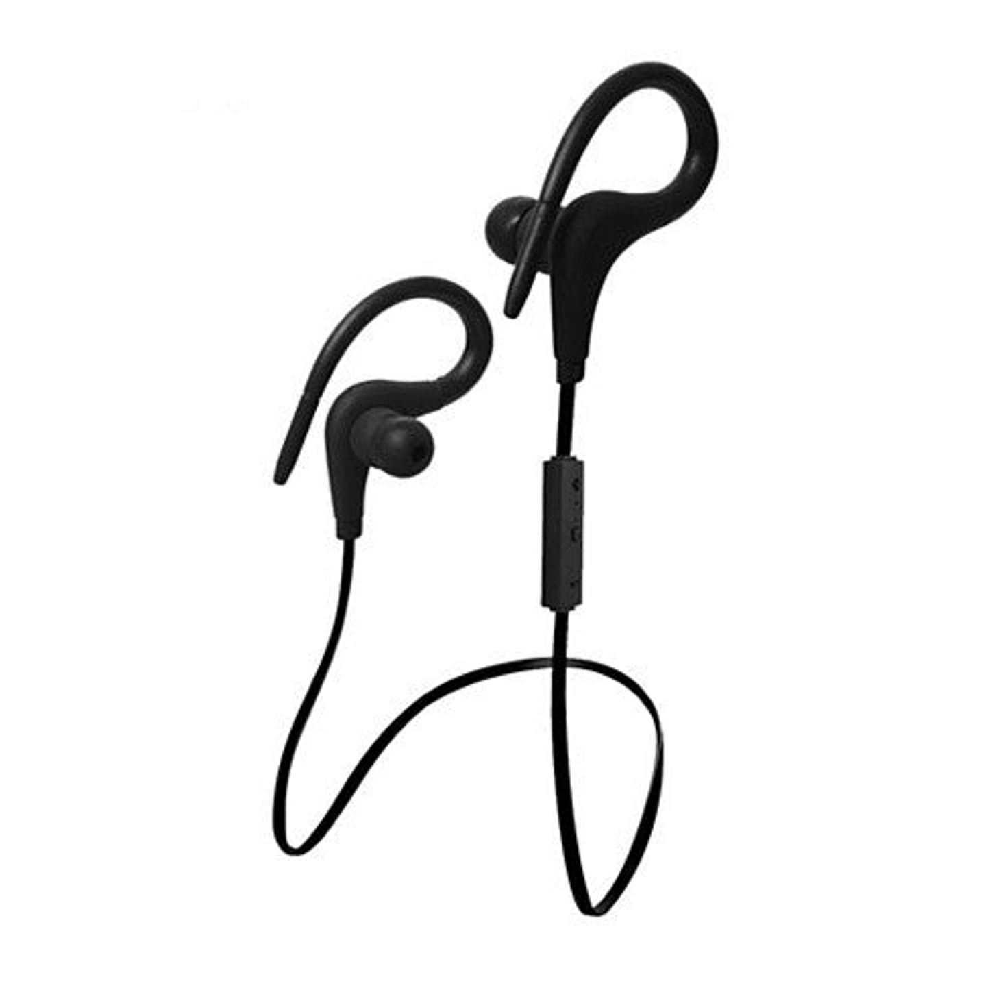 Bluetooth Headphone with Secure Ear Hook and Remote