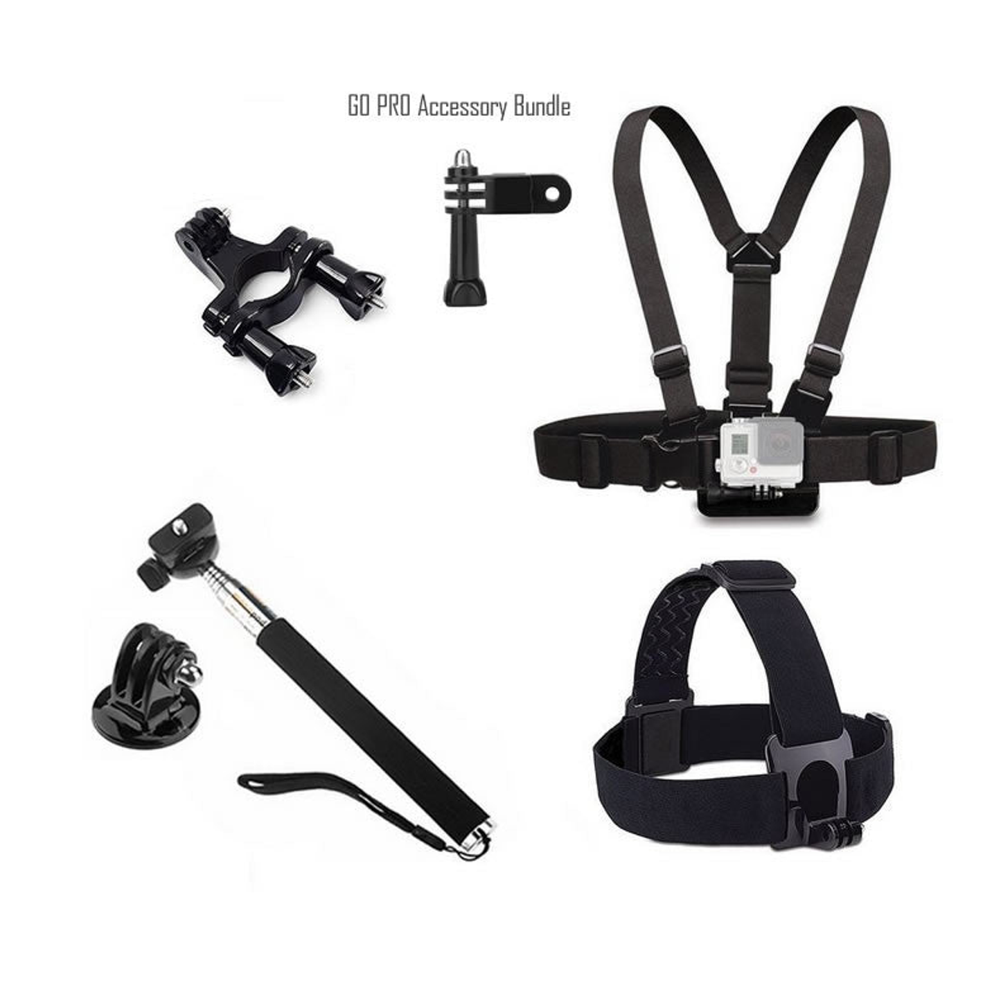 Go Pro HD Camera Accessory 4 piece Bundle for Hero