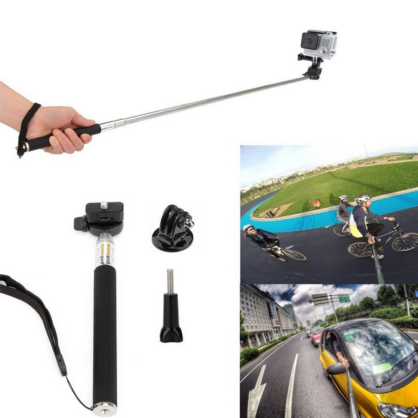 Go Pro HD Camera Accessory 4 piece Bundle for Hero