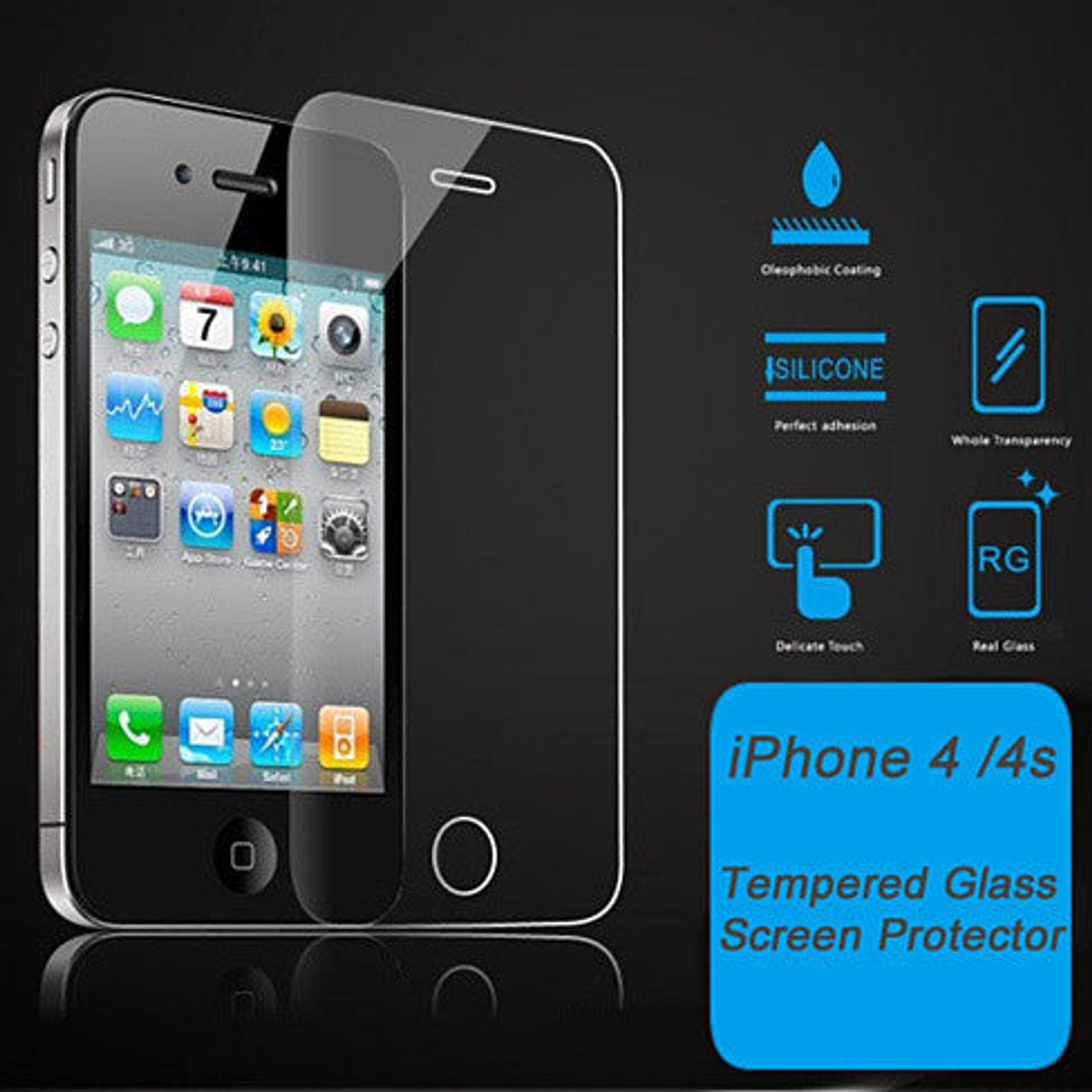 iPhone 4/4s & 5/5s/5c Glass Screen Protector