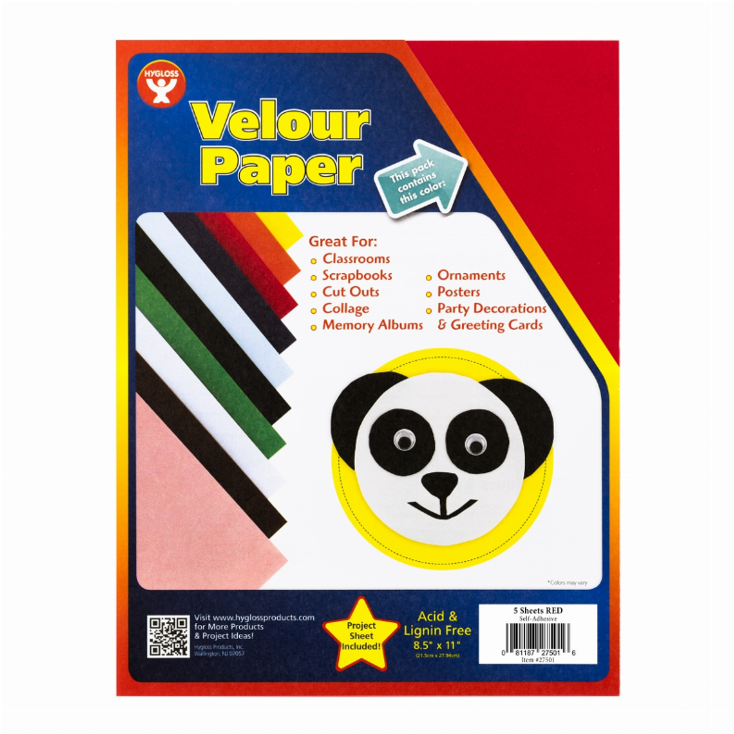 Velour Paper Self Adhesive