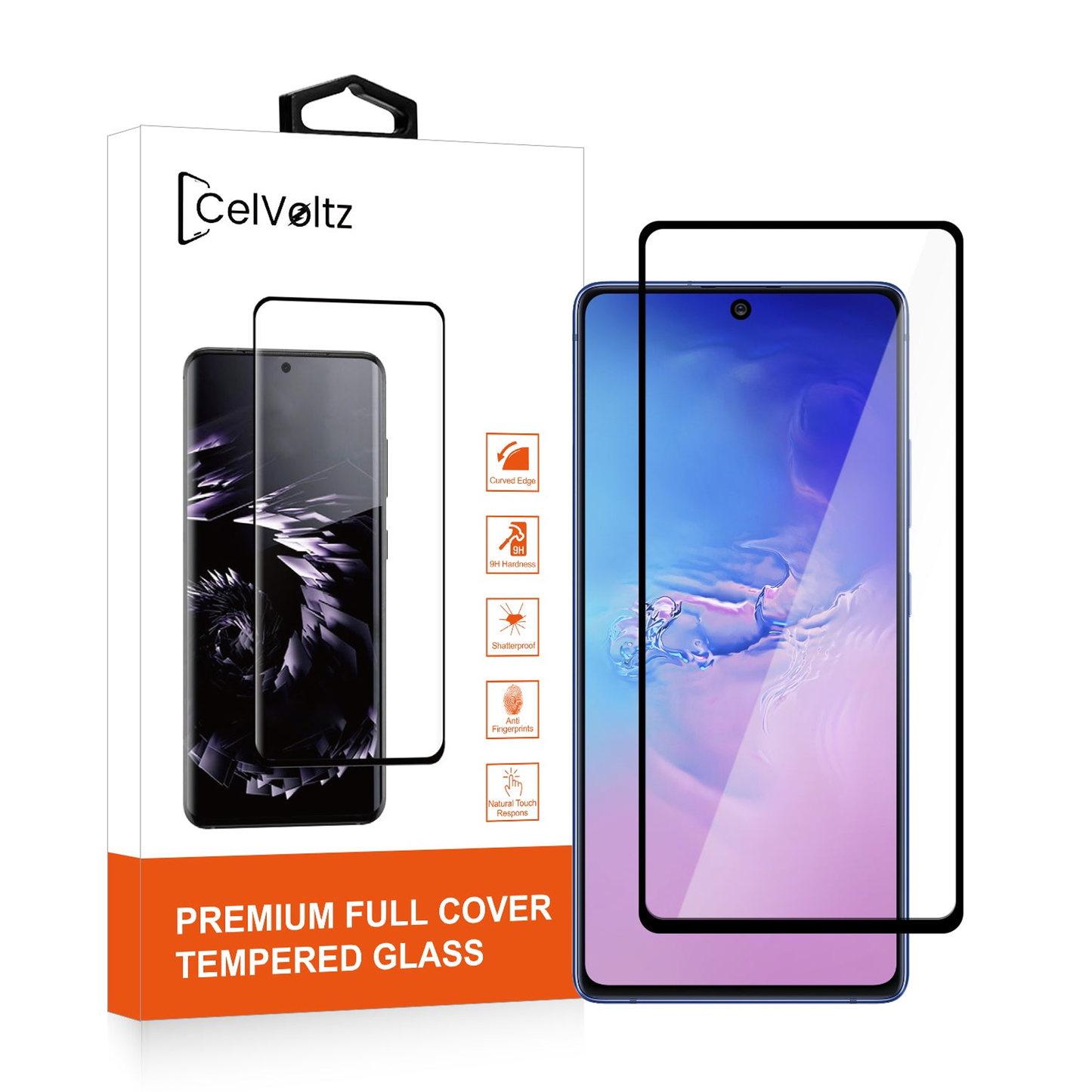 Celvoltz Tempered Glass Screen Protector For Samsung Galaxy