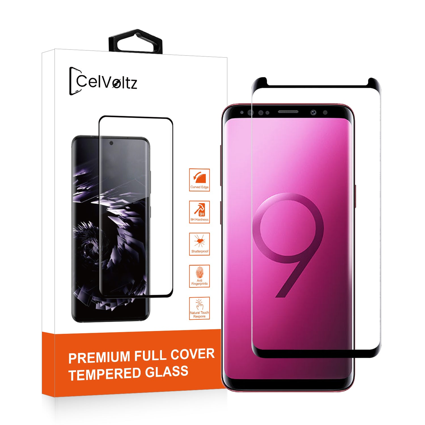 Celvoltz Tempered Glass Screen Protector For Samsung Galaxy