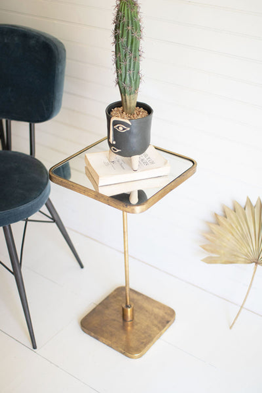 Accent Cocktail Table With Mirror Top