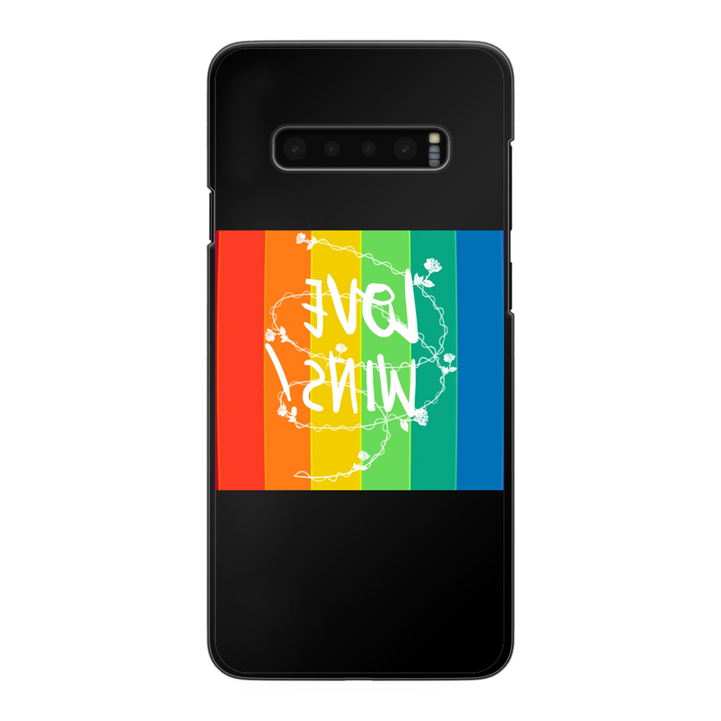 Love Wins Back Printed Hard Phone Case - Size:    | Pack Of: 1