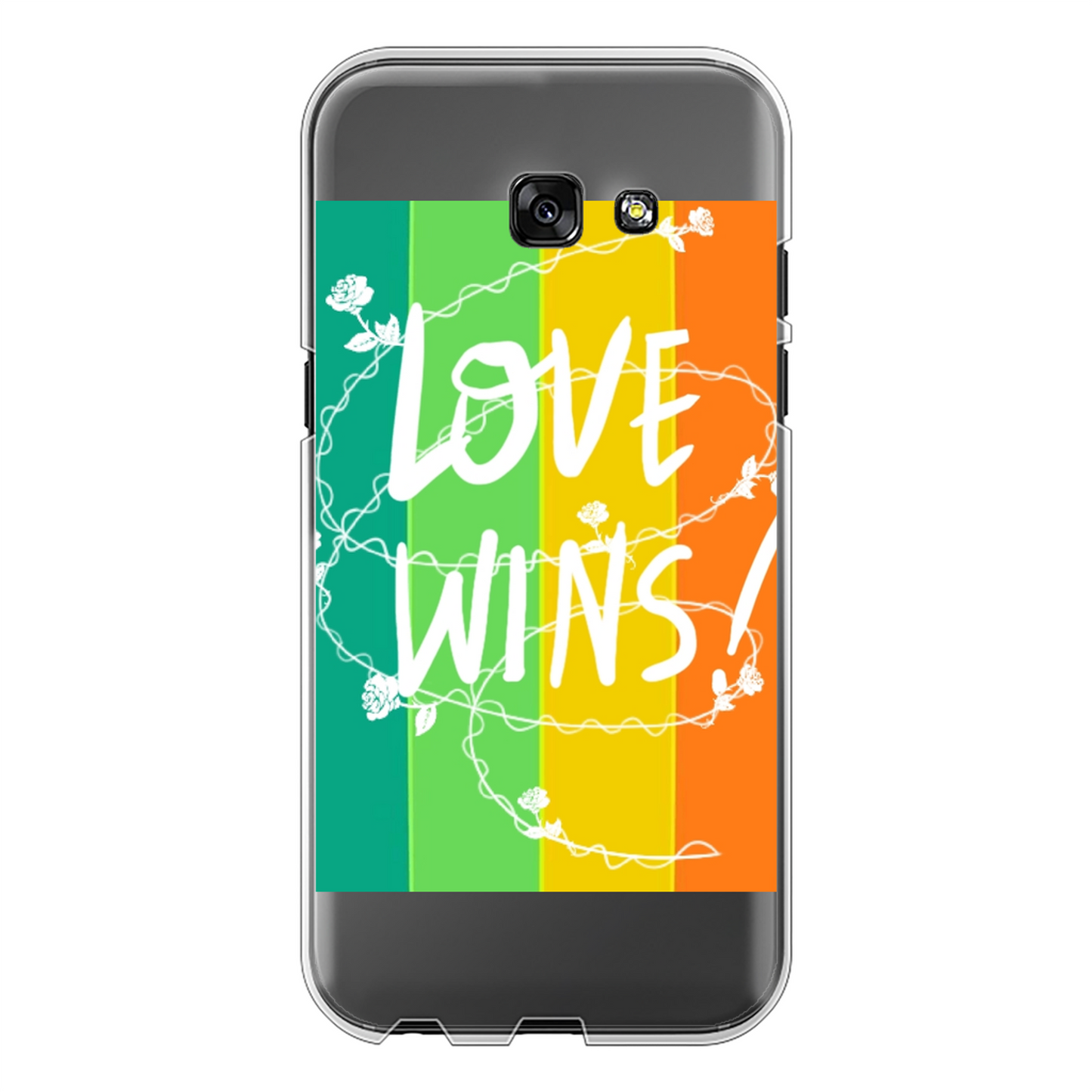 Love Wins Back Printed Hard Phone Case - Size:    | Pack Of: 1