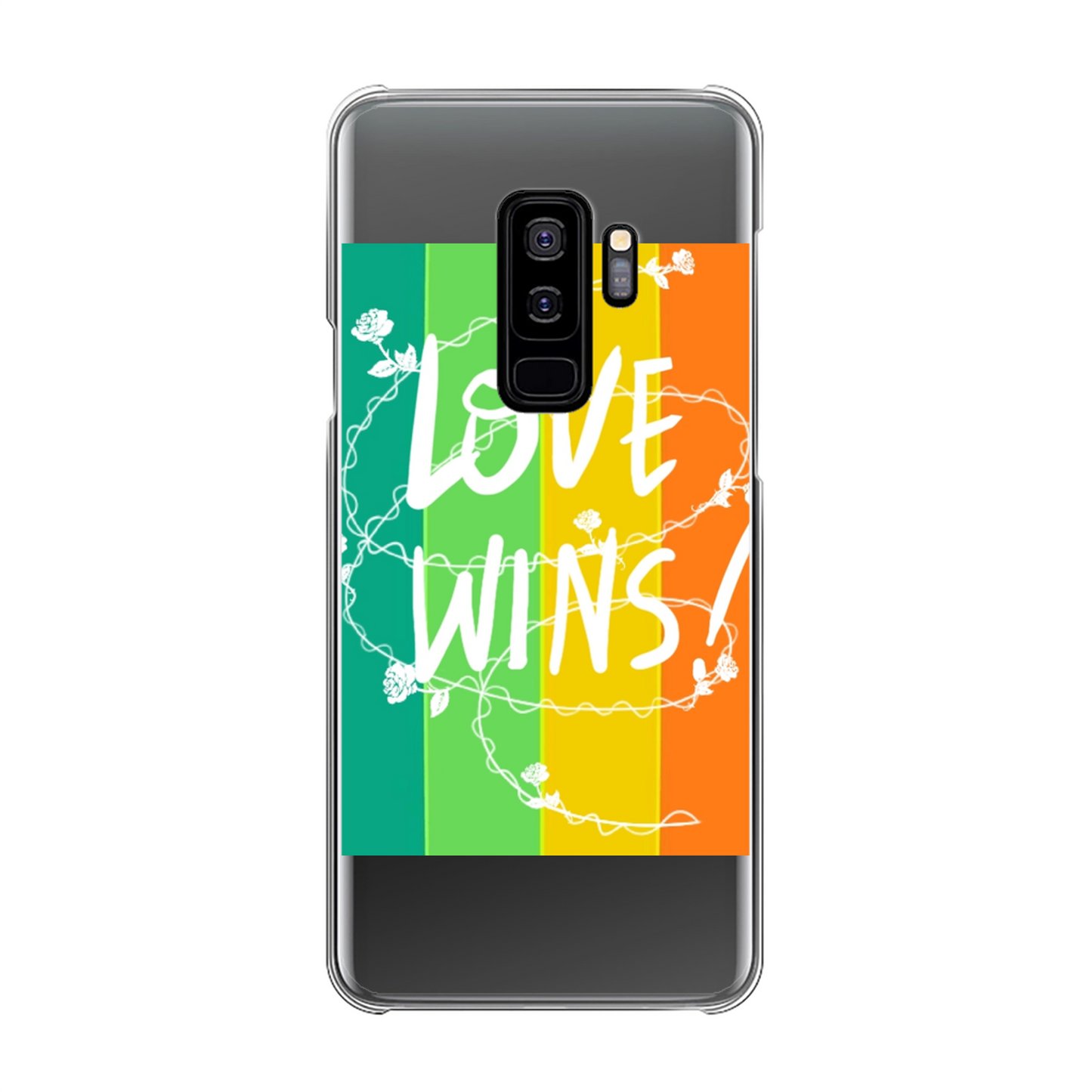 Love Wins Back Printed Hard Phone Case - Size:    | Pack Of: 1