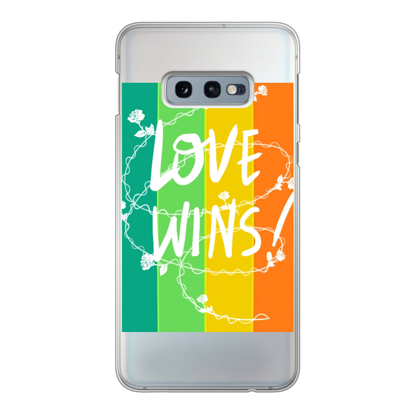 Love Wins Back Printed Hard Phone Case - Size:    | Pack Of: 1