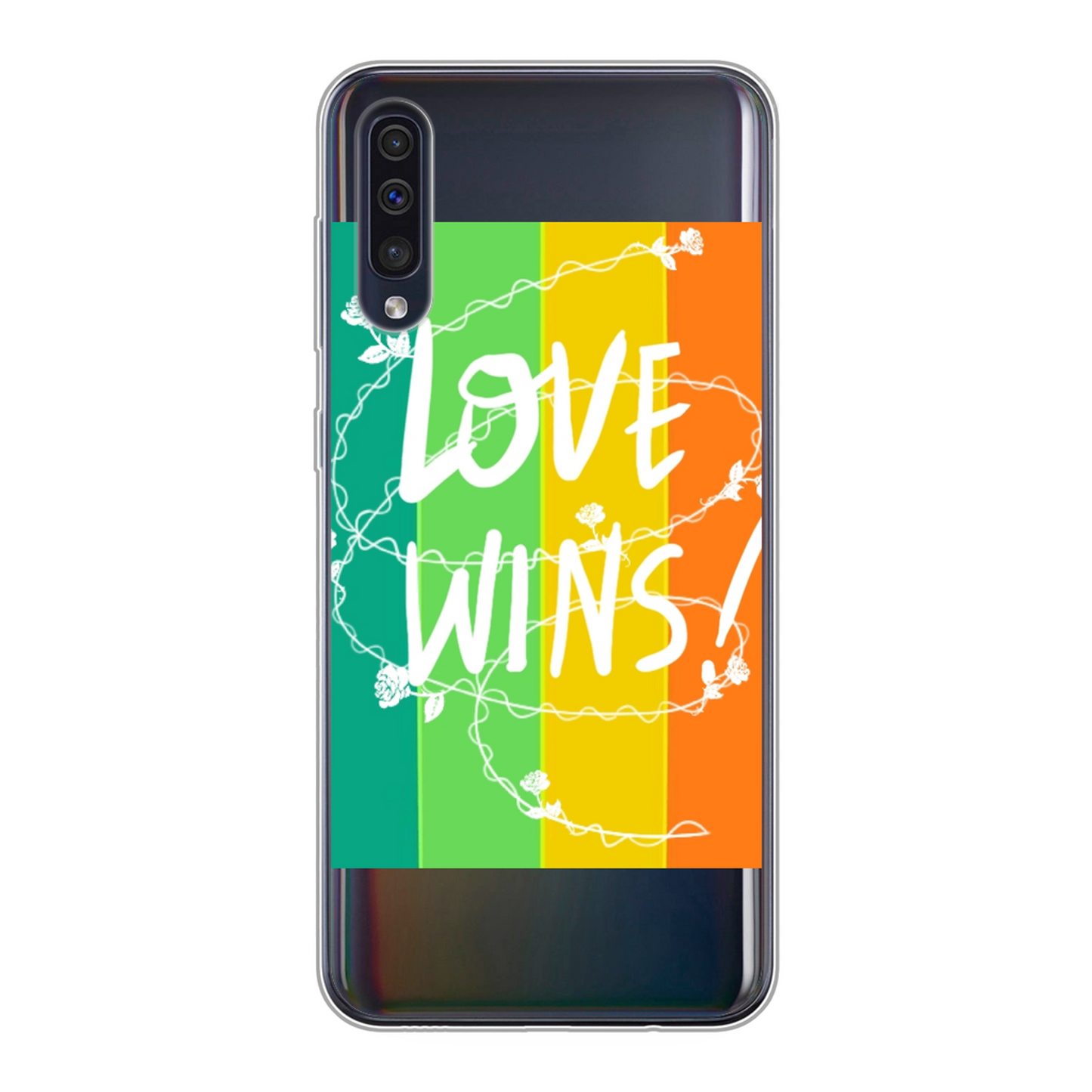 Love Wins Back Printed Soft Phone Case - Size:    | Pack Of: 1