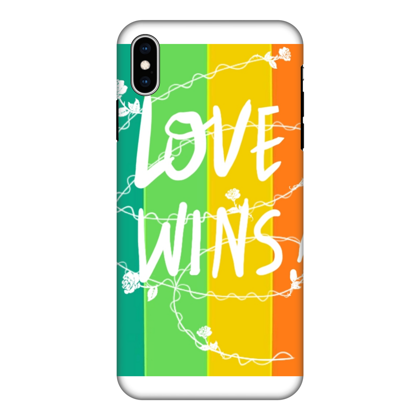 Love Wins Fully Printed Tough Phone Case - Color: Black & white | Size:    | Pack Of: 1