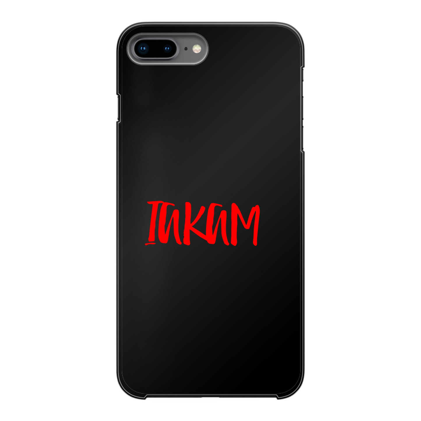 IAKAM Red Back Printed Hard Phone Case - Color: Black | Size:      | Pack Of: 1