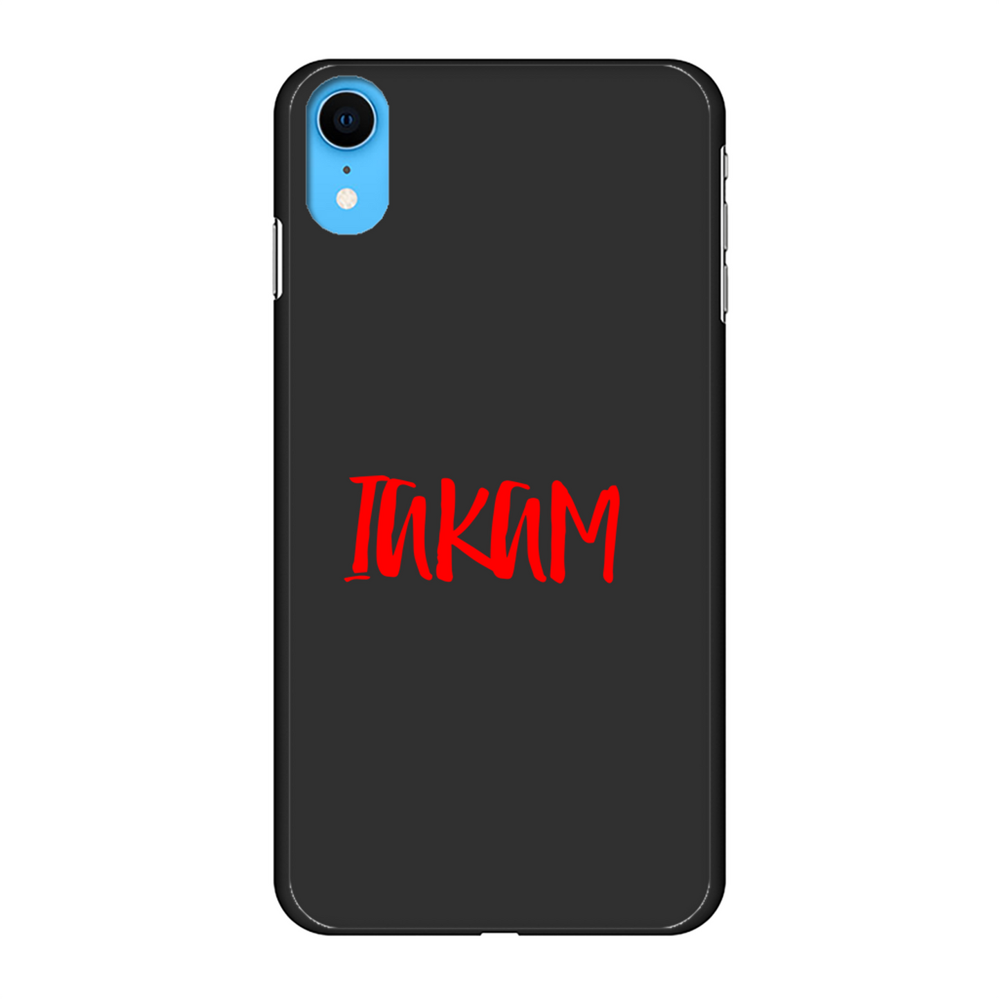 IAKAM Red Back Printed Hard Phone Case - Color: Black | Size:      | Pack Of: 1