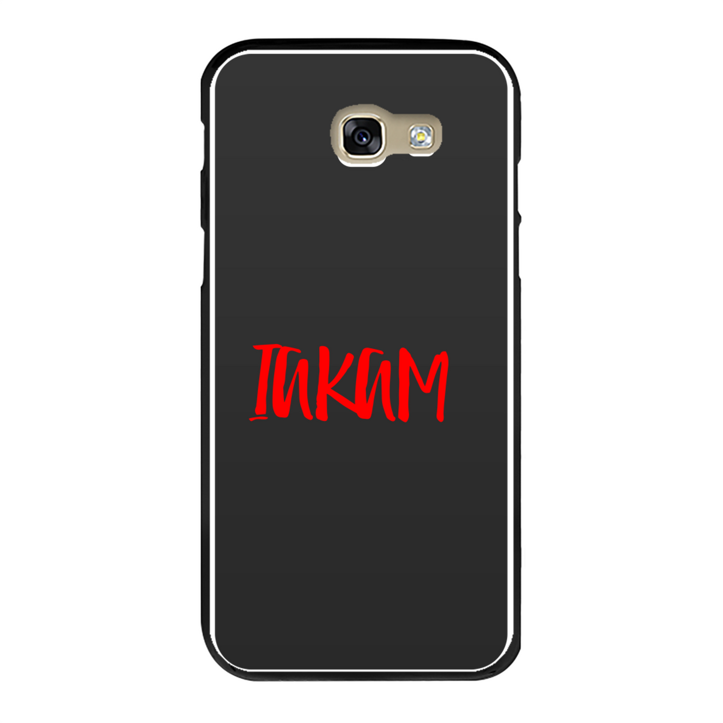 IAKAM Red Back Printed Hard Phone Case - Color: Black | Size:      | Pack Of: 1