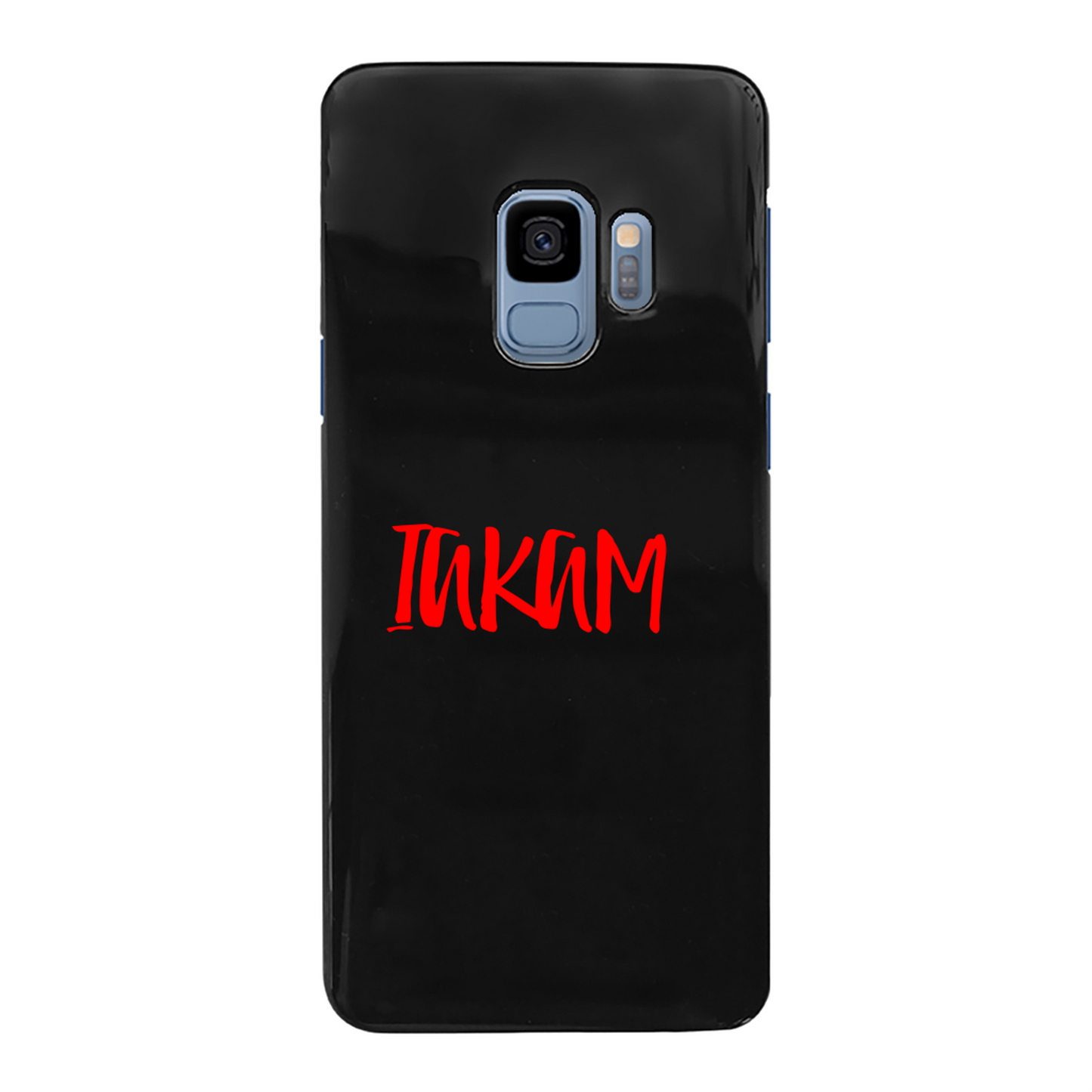 IAKAM Red Back Printed Hard Phone Case - Color: Black | Size:      | Pack Of: 1