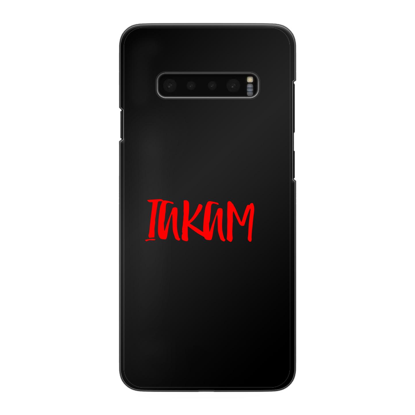 IAKAM Red Back Printed Hard Phone Case - Color: Black | Size:      | Pack Of: 1