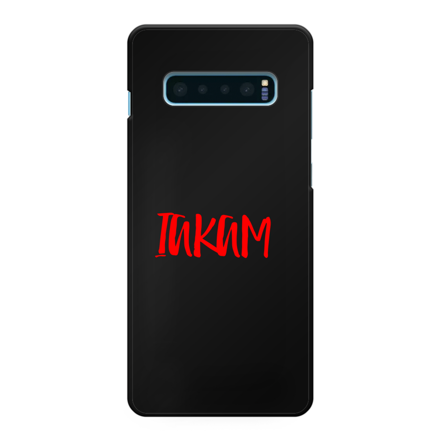 IAKAM Red Back Printed Hard Phone Case - Color: Black | Size:      | Pack Of: 1