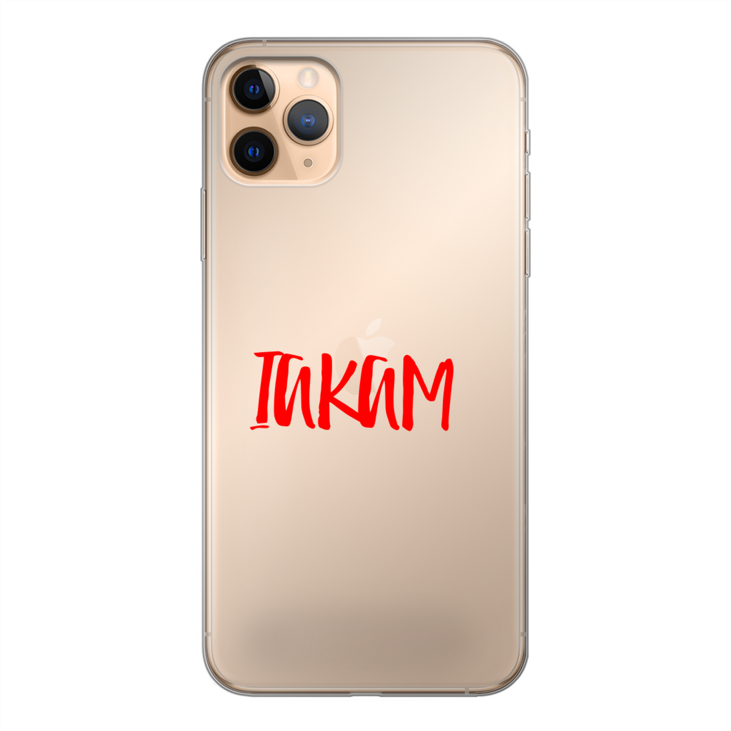 IAKAM Red Back Printed Soft Phone Case - Size:      | Pack Of: 1