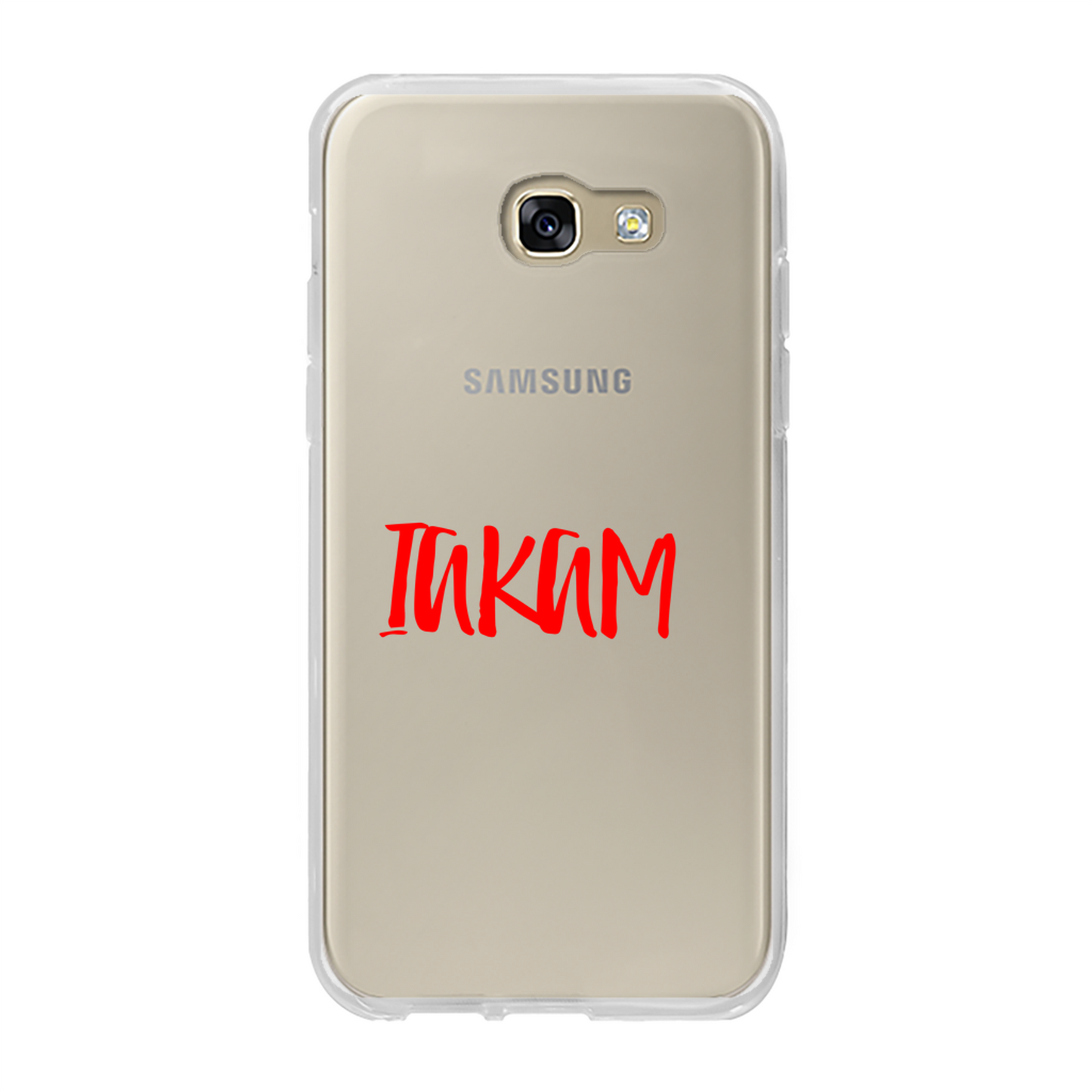 IAKAM Red Back Printed Soft Phone Case - Size:      | Pack Of: 1