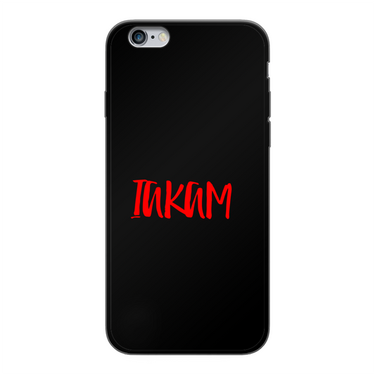 IAKAM Red Back Printed Soft Phone Case - Size:      | Pack Of: 1