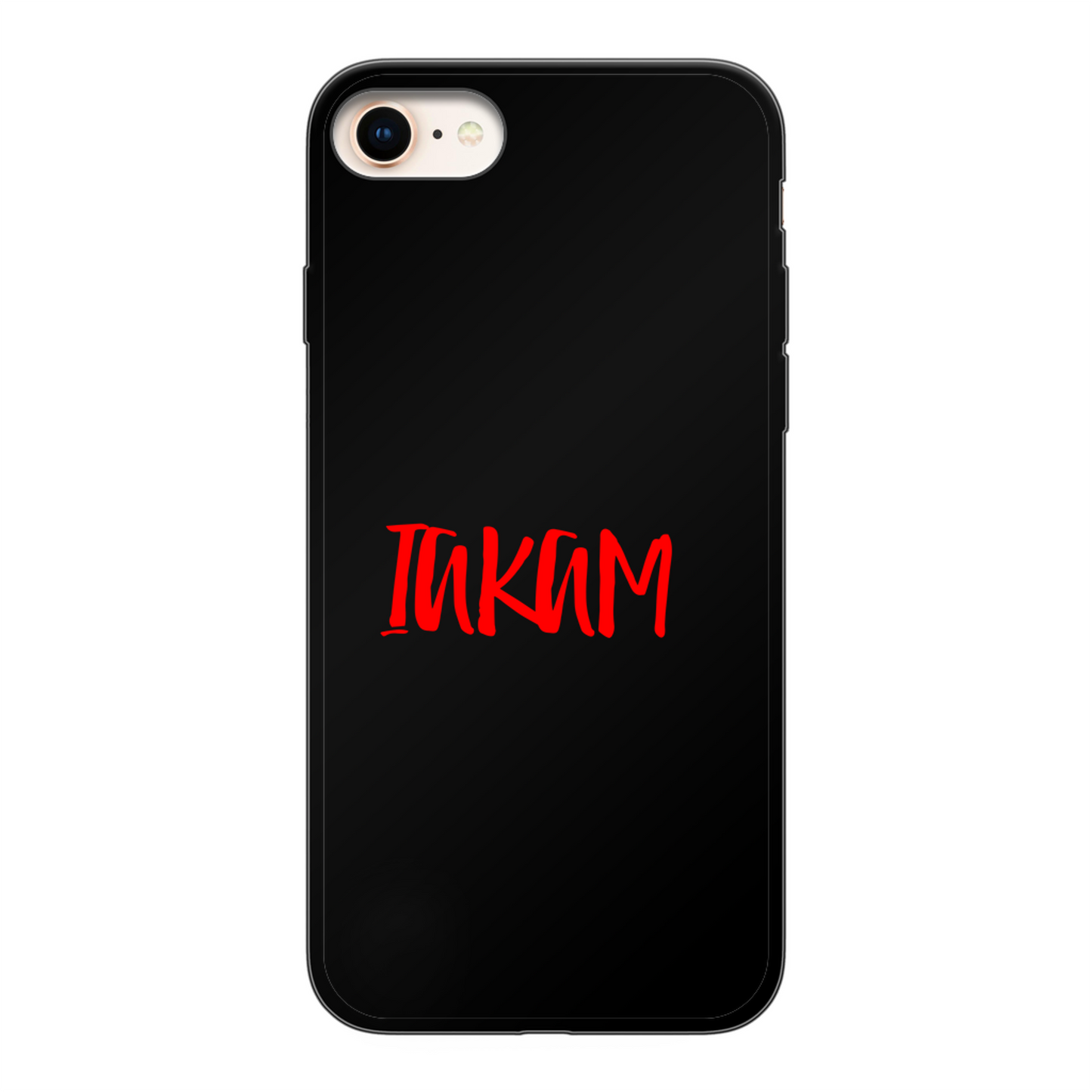 IAKAM Red Back Printed Soft Phone Case - Size:      | Pack Of: 1