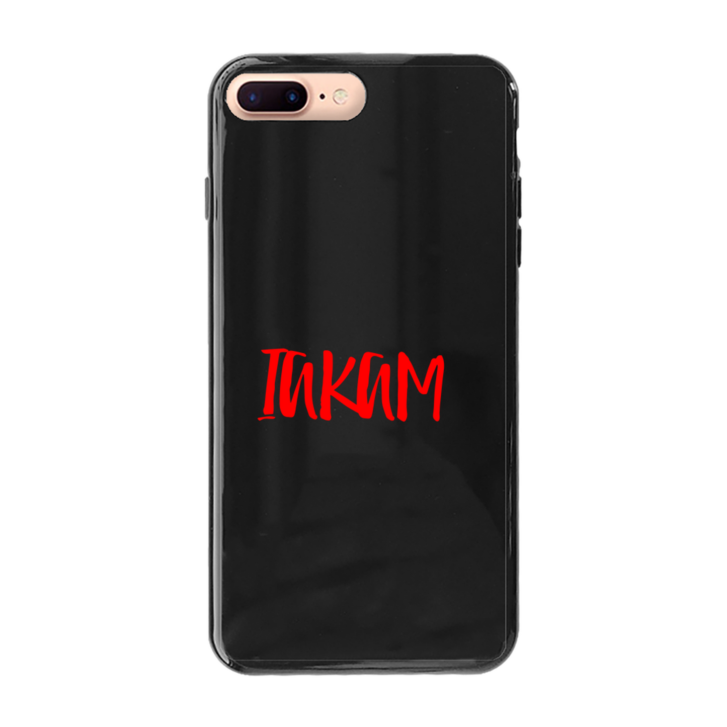 IAKAM Red Back Printed Soft Phone Case - Size:      | Pack Of: 1