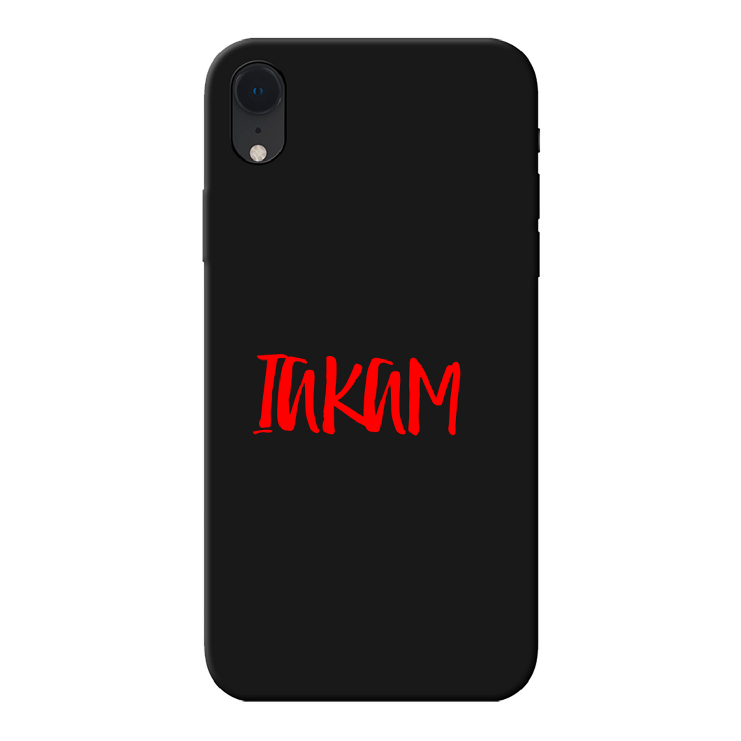 IAKAM Red Back Printed Soft Phone Case - Size:      | Pack Of: 1