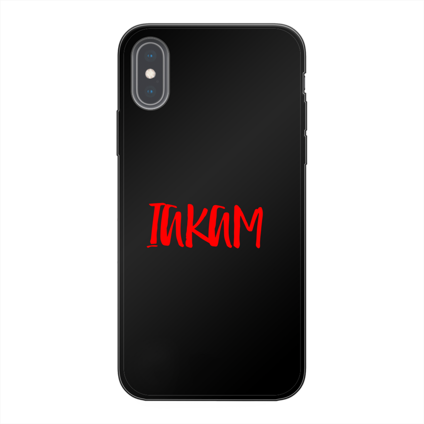 IAKAM Red Back Printed Soft Phone Case - Size:      | Pack Of: 1