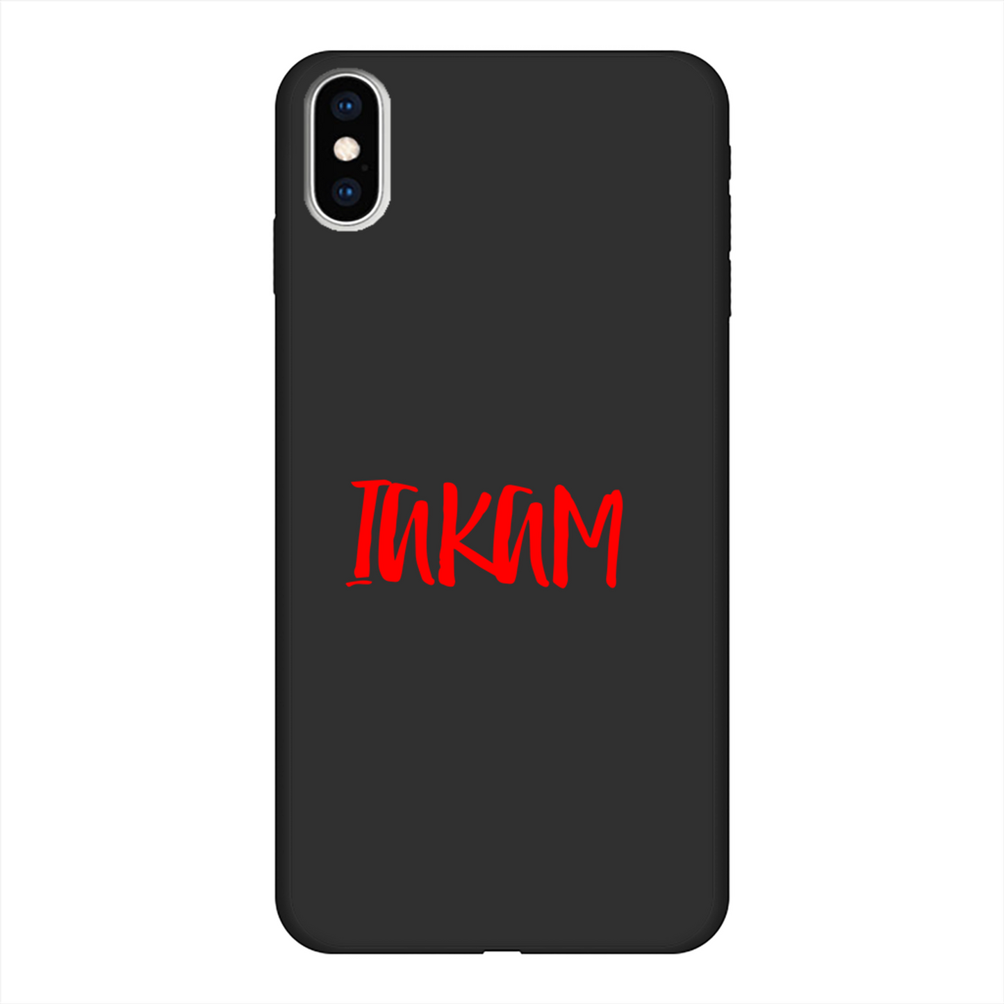 IAKAM Red Back Printed Soft Phone Case - Size:      | Pack Of: 1