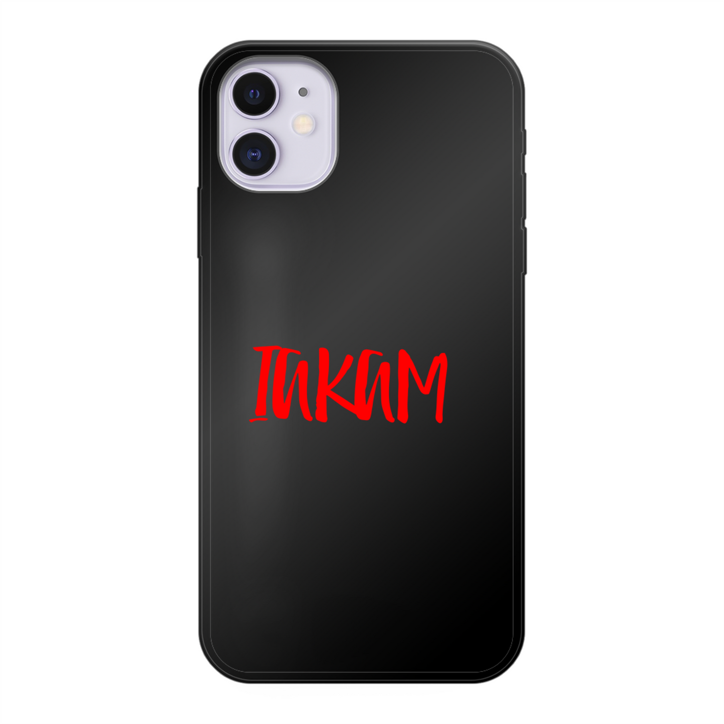 IAKAM Red Back Printed Soft Phone Case - Size:      | Pack Of: 1