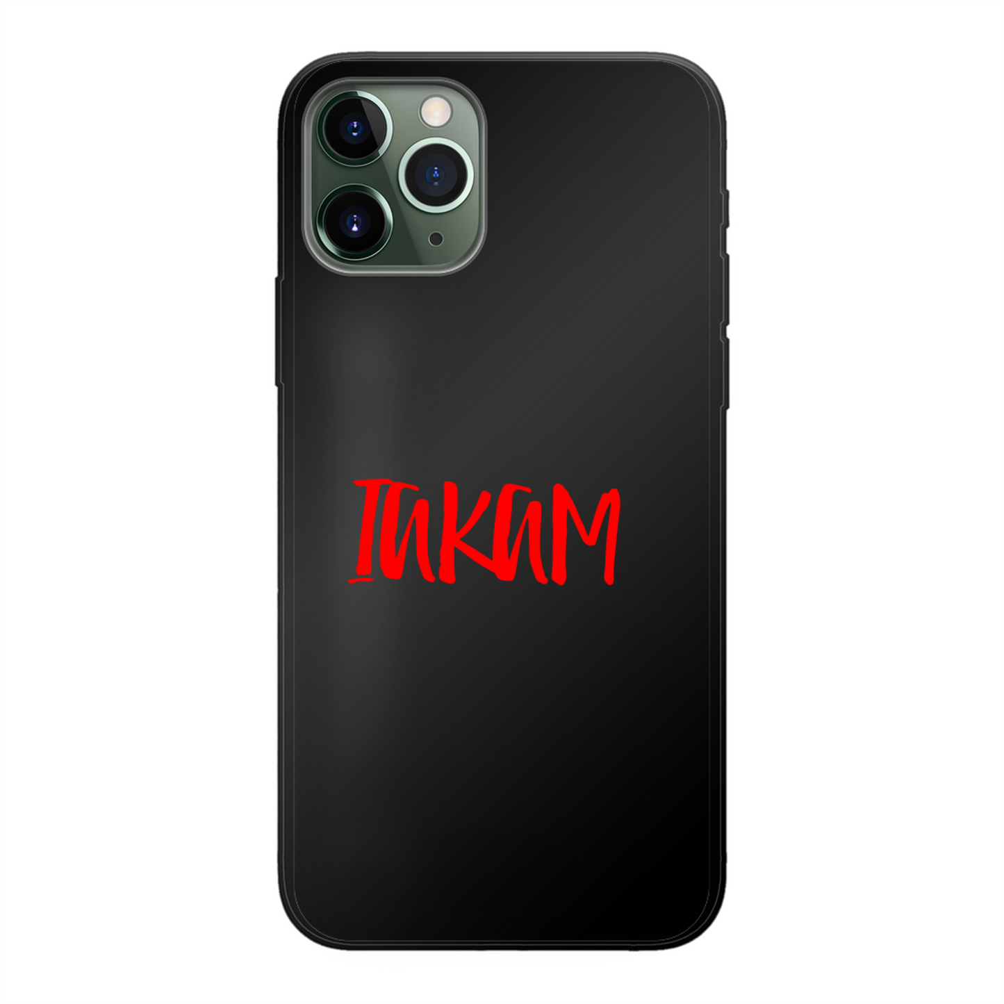 IAKAM Red Back Printed Soft Phone Case - Size:      | Pack Of: 1