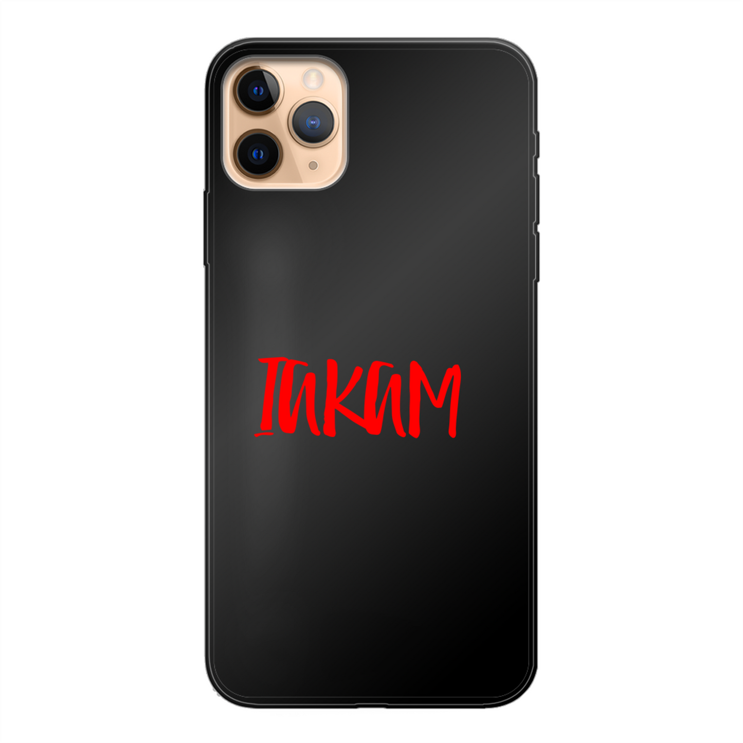 IAKAM Red Back Printed Soft Phone Case - Size:      | Pack Of: 1