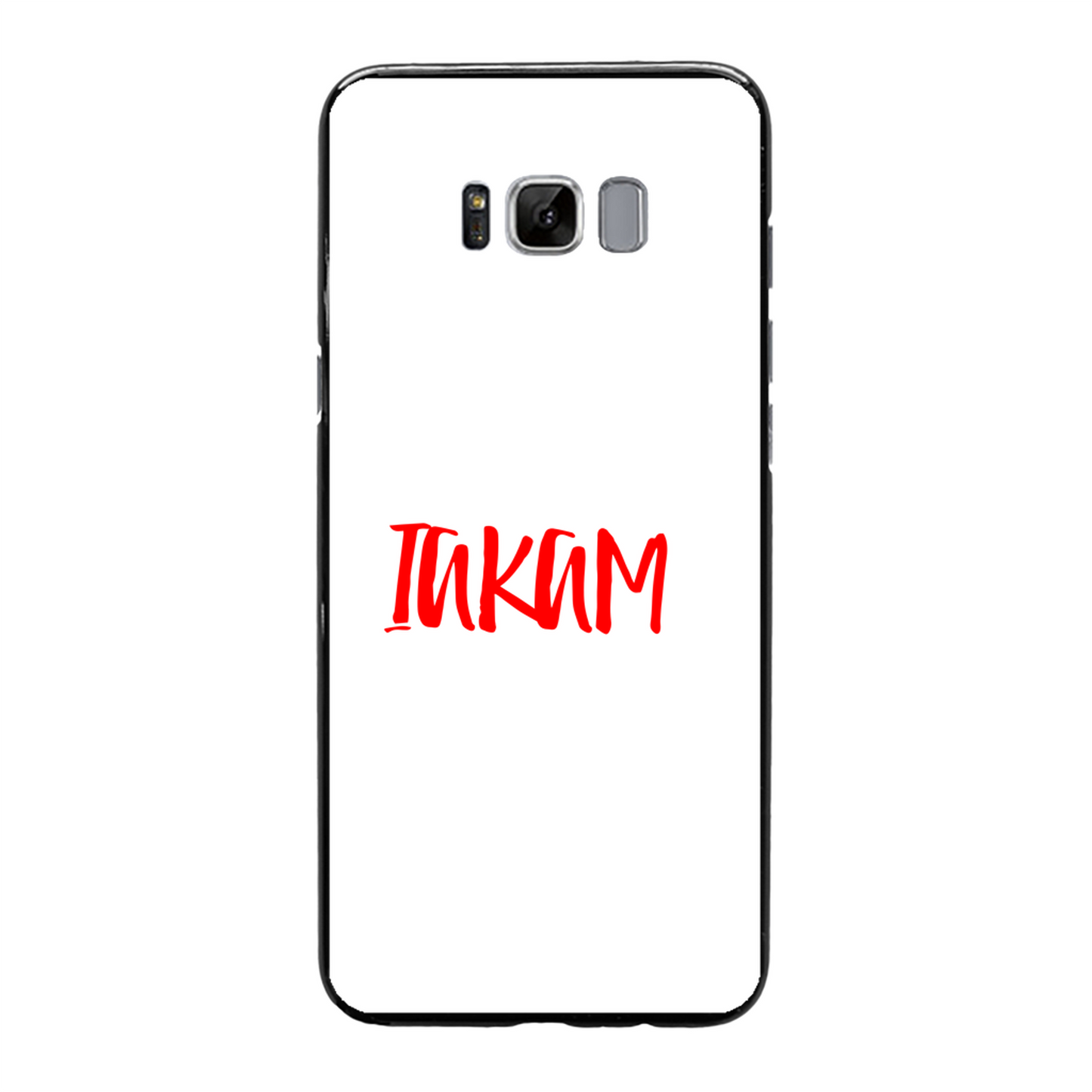 IAKAM Red Back Printed Soft Phone Case - Size:      | Pack Of: 1