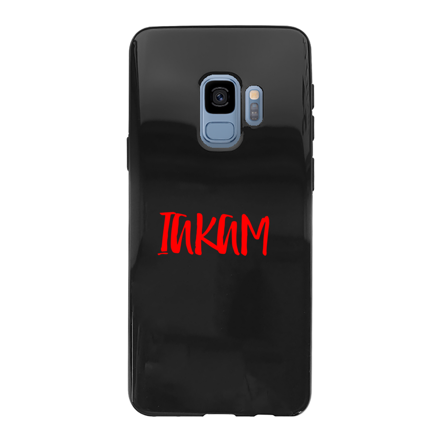 IAKAM Red Back Printed Soft Phone Case - Size:      | Pack Of: 1