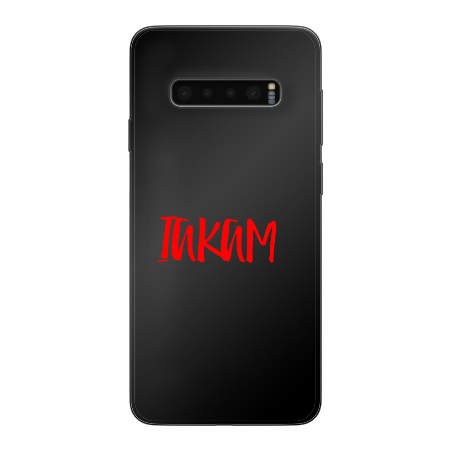 IAKAM Red Back Printed Soft Phone Case - Size:      | Pack Of: 1