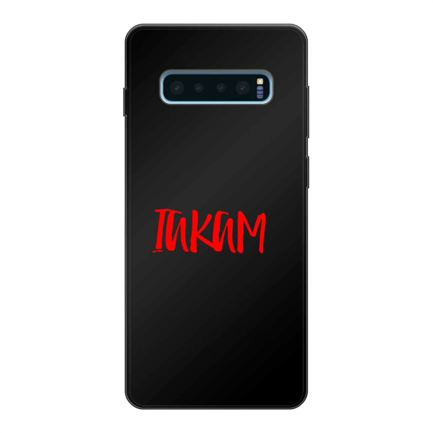 IAKAM Red Back Printed Soft Phone Case - Size:      | Pack Of: 1