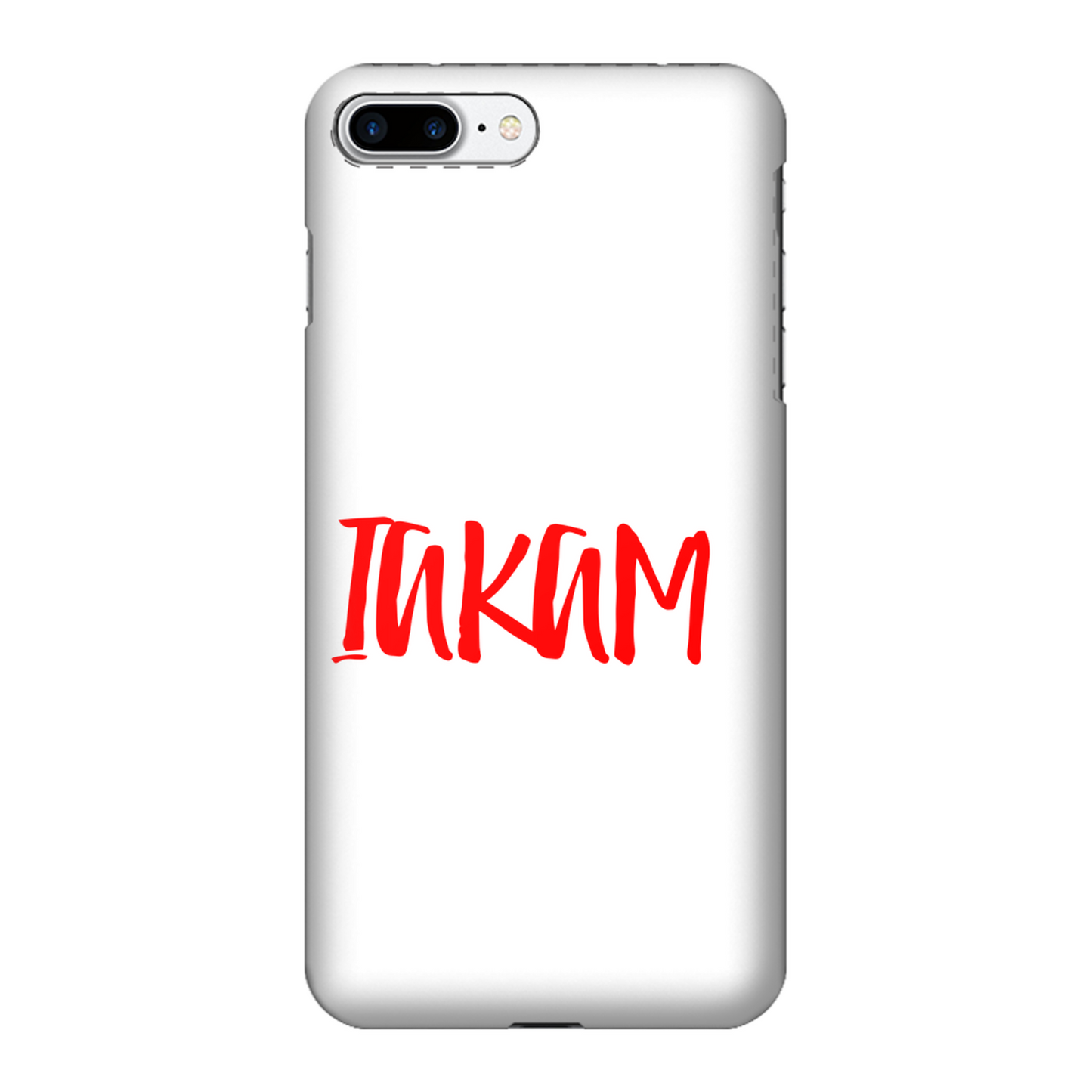 IAKAM Red Fully Printed Tough Phone Case - Color: Black & white | Size:      | Pack Of: 1