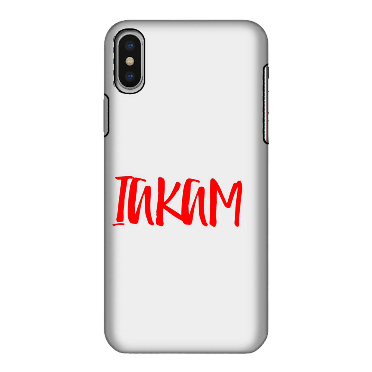 IAKAM Red Fully Printed Tough Phone Case - Color: Black & white | Size:      | Pack Of: 1