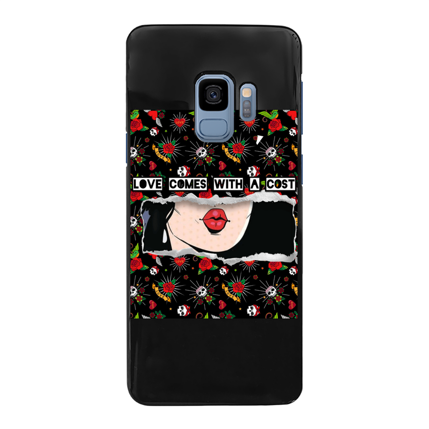 Love Cost Back Printed Hard Phone Case - Color: Black | Size:     | Pack Of: 1