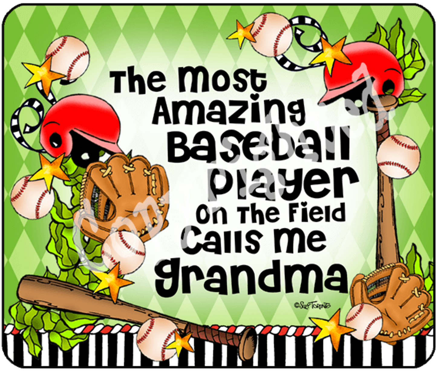 Baseball Family Mouse Pad