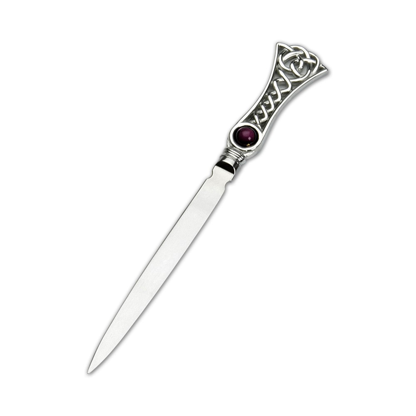 Letter Opener Amythest/Celtic Weave English Pewter Boxed