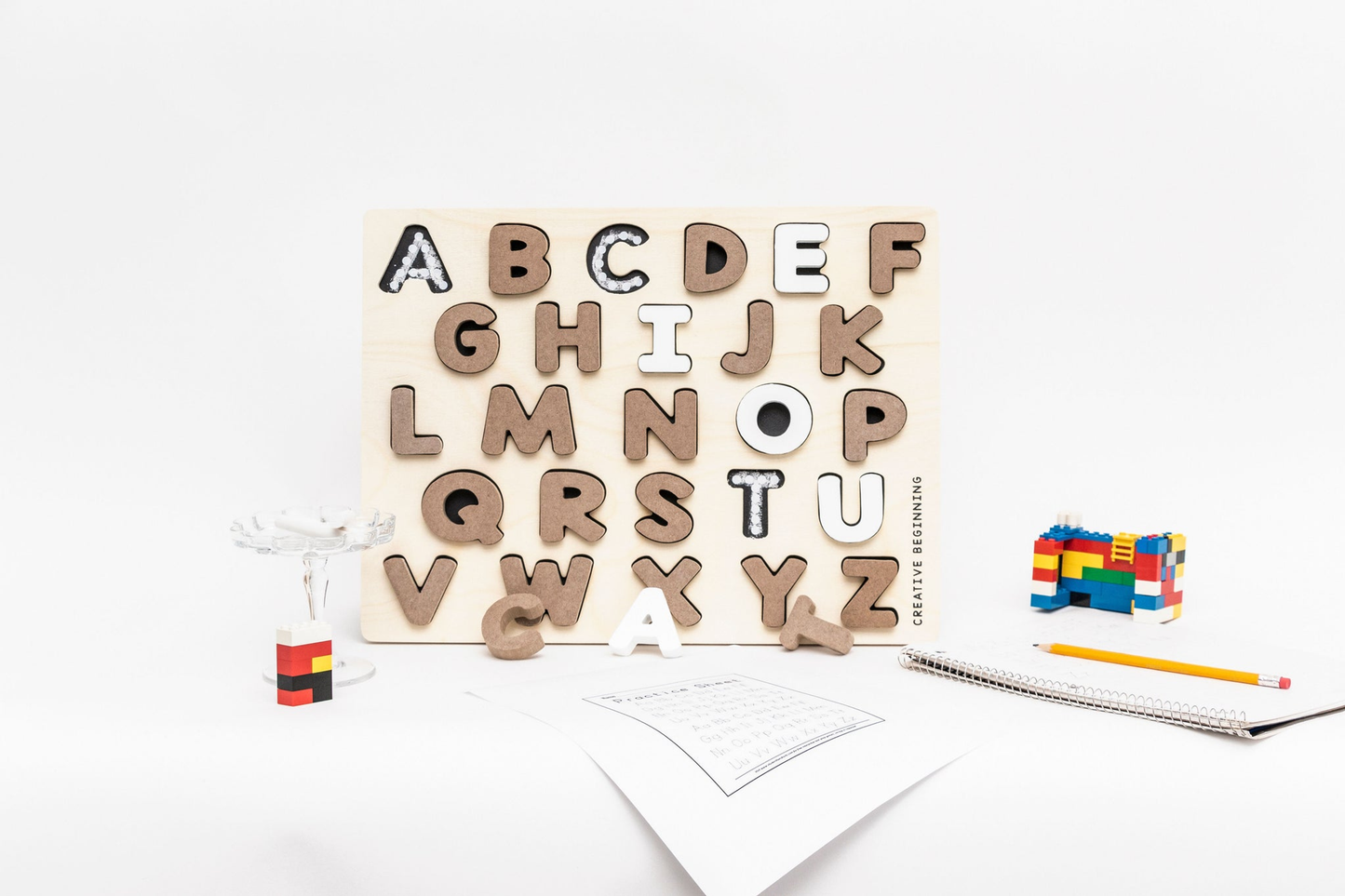 Alphabet Chalkboard Puzzle