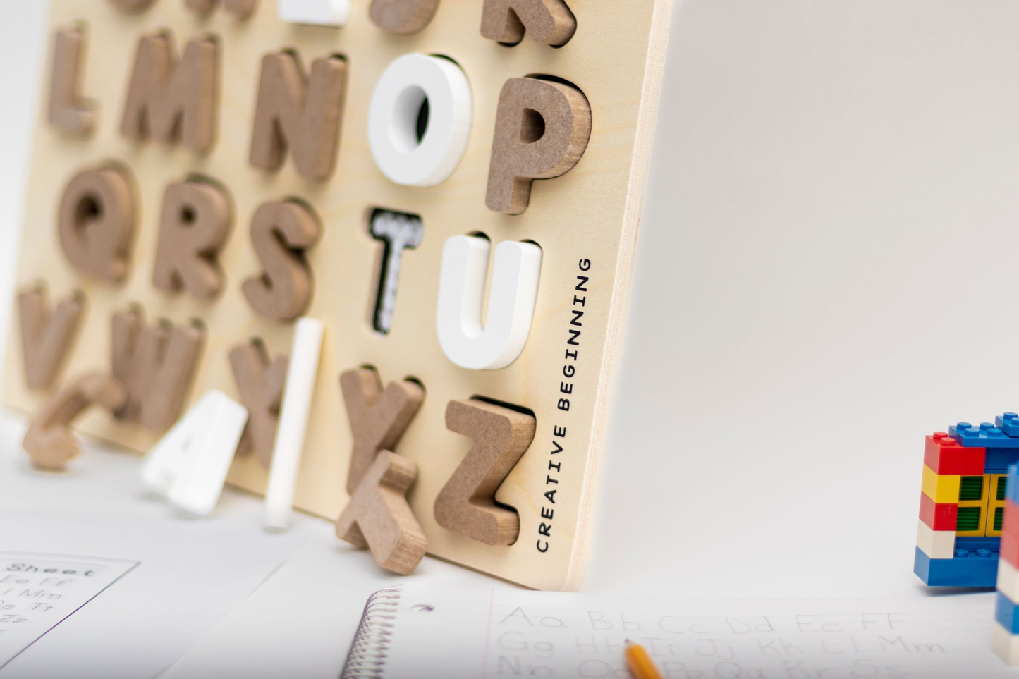 Alphabet Chalkboard Puzzle