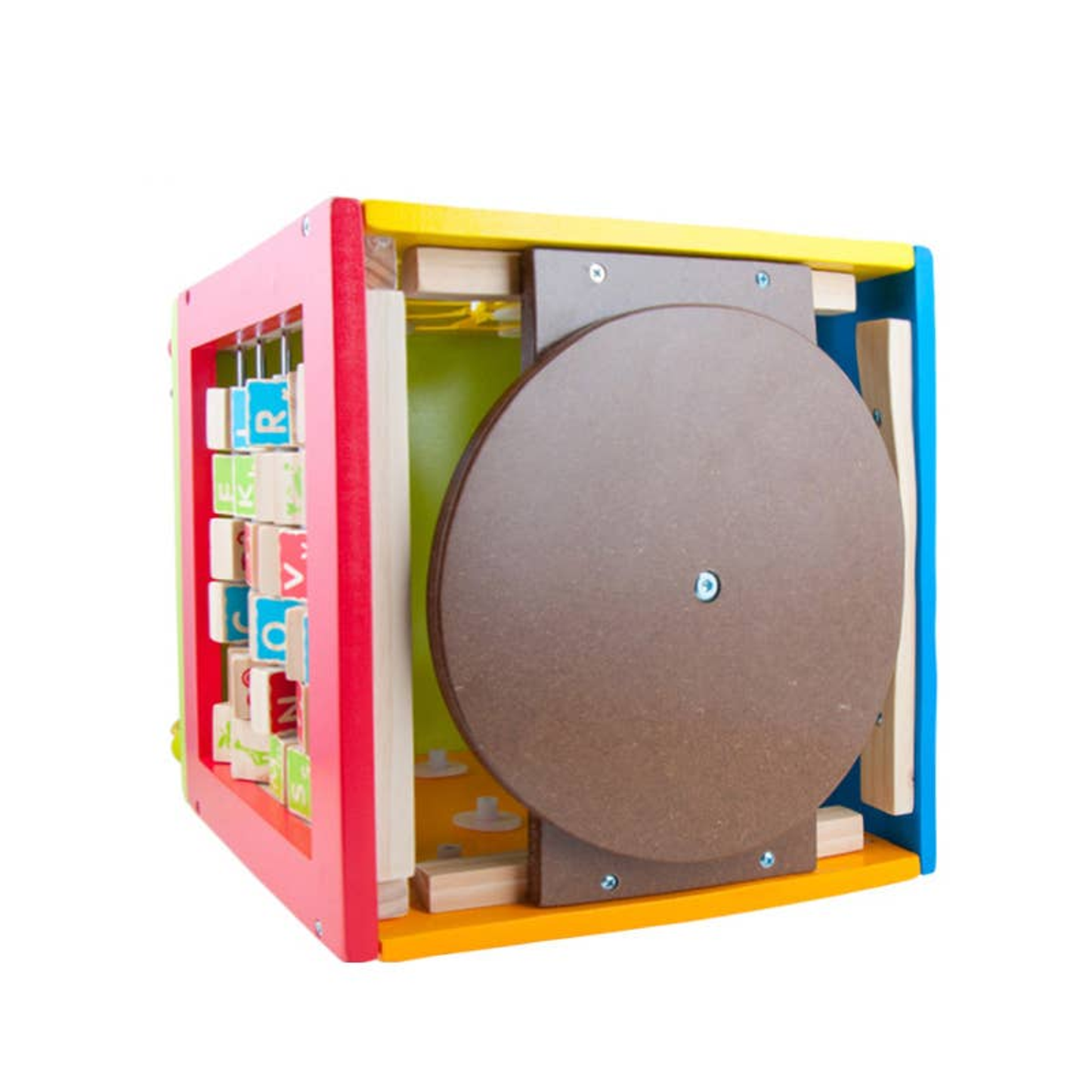 5 Way Activity Cube With Turning Base