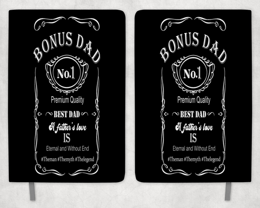 Bonus Dad Printed 8 Inch  A-5 Journal