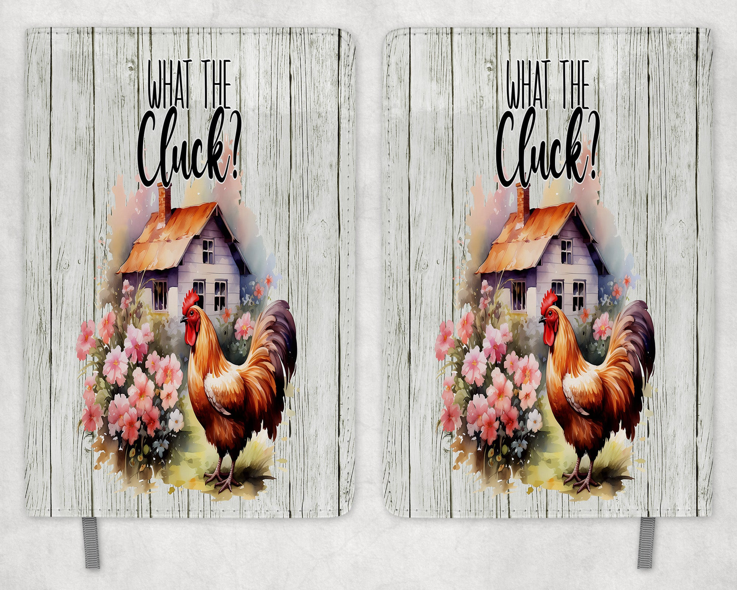 What The Cluck Printed 8 Inch  A-5 Journal