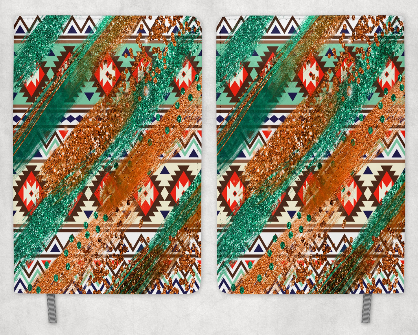 Aztec Printed 8 Inch  A-5 Journal