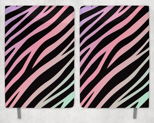 Zebra Stripes Printed 8 Inch  A-5 Journal