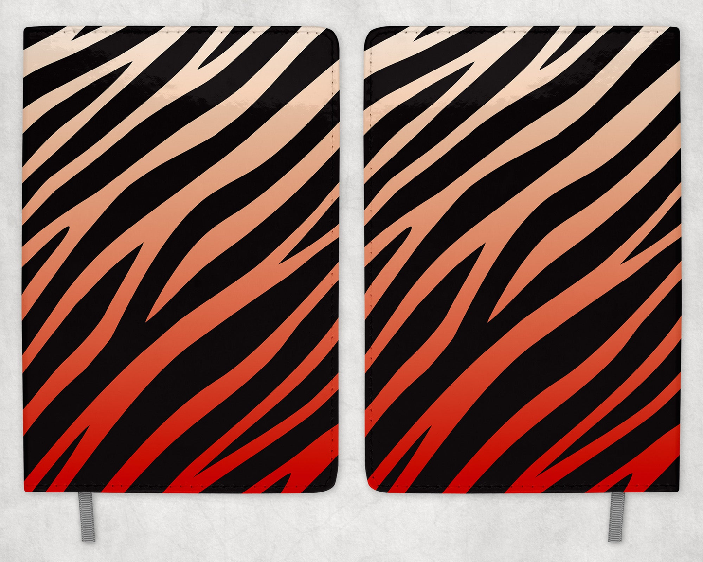 Zebra Stripes Printed 8 Inch  A-5 Journal