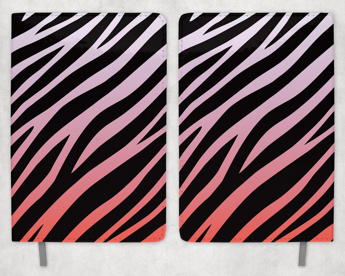 Zebra Stripes Printed 8 Inch  A-5 Journal